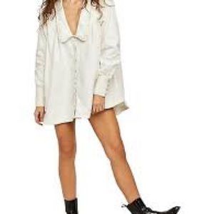 Free people Charlie denim button down